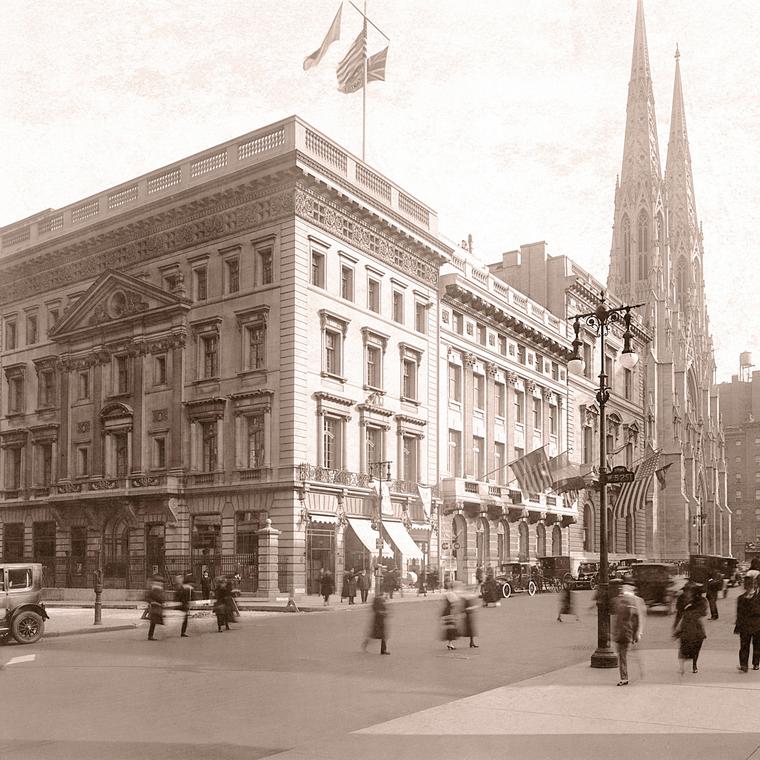 Historisches Cartier Hauptsitz Gebäude Fifth Avenue New York Stadtpalais
