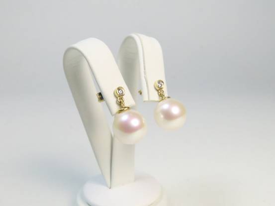 Ohrschmuck hängende Perlenohrringe