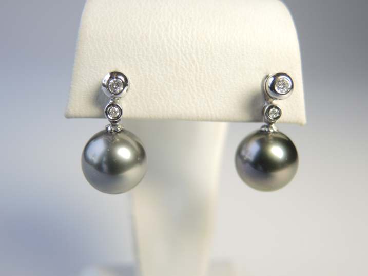 Perlen Stecker Diamant